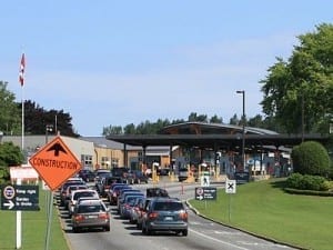 Picture of Canadian Customs at Surrey Border Crossing