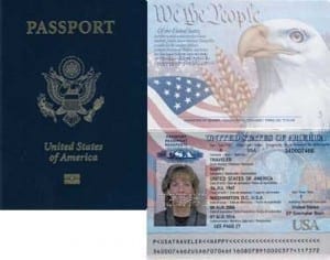 Picture of U.S. Passport