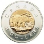 Picture of canadian $2 toonie